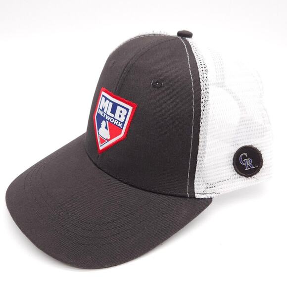 Colorado Rockies MLB Network Hat Mesh Snapback Coors Field Stadium‎ Giveaway Cap - Picture 1 of 7